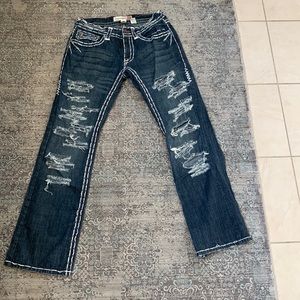 Laguna beach mens jeans size 32 missing a button!